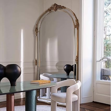 Full Length Mirror, Large Floor Length Wall Mounted Full Body Wall Mirror for Bedroom Living Room Entryway Hallway 100x200cm