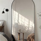 Full Length Mirror with Stand, 71"x28" Arched Full Body Standing Mirror, Large Stand Up Mirrors, Floor Standing Mirrors, Freestanding, Hanging or Leaning Mounted for Bedroom, Living Room, Gym, Black