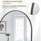 Koonmi 35"x78" Arched Full Length Mirror, Black Large Floor Mirror with Aluminum Alloy Frame Standing Hanging or Leaning Wall-Mounted Mirror for Living Room and Bedroom